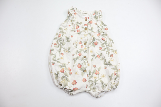 Jumpsuit från Newbie - Storlek 68 - Vit