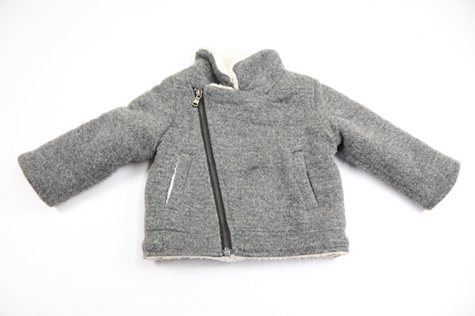 Jacka i ullmix från H&M - Storlek 74 - Grå