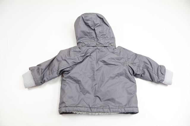 Pilefodrad jacka från H&M - Storlek 68 - Grå