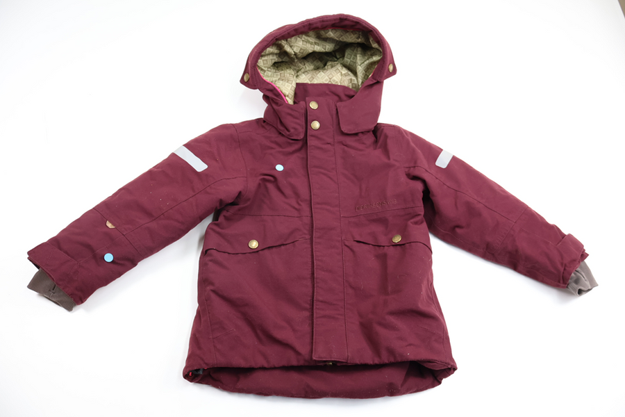 Jacka från Didriksons - Storlek 100 - Vinröd