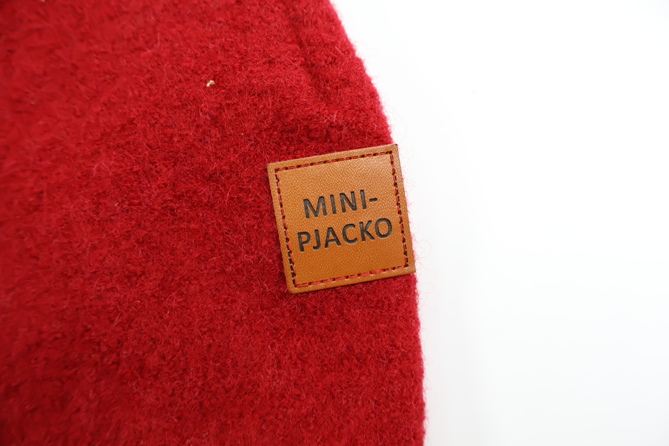 Tomteluva från Mini Pjacko - Storlek 80/86 - Röd
