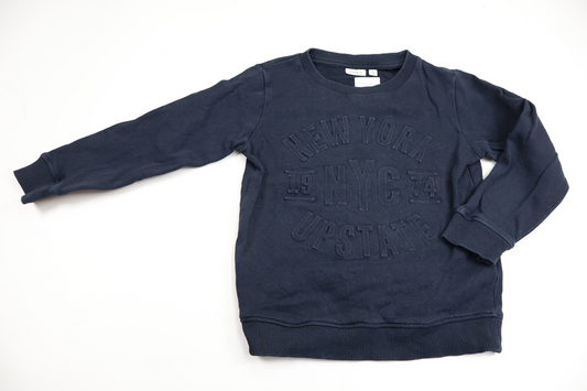 Sweatshirt från Name It - Storlek 116 - Marinblå