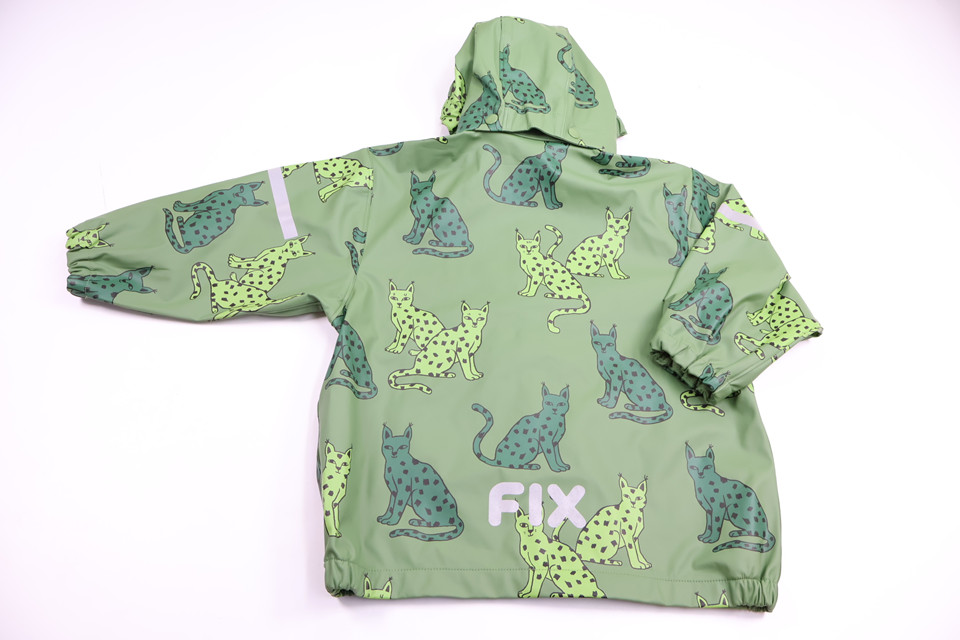 Regnjacka från FIX by Lindex - Storlek 110 - Grön