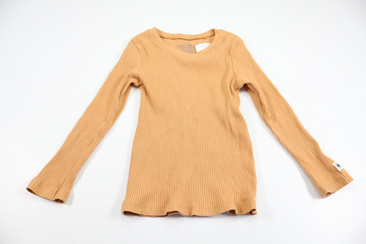 Ribbad tröja från Lindex - Storlek 104 - Orange