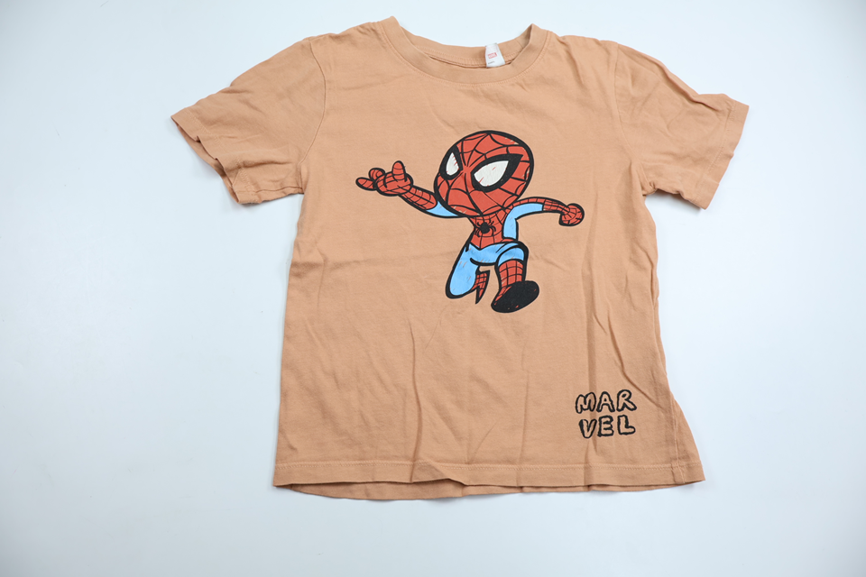 T-shirt med Spindelmannen från H&M - Storlek 110/116 - Beige