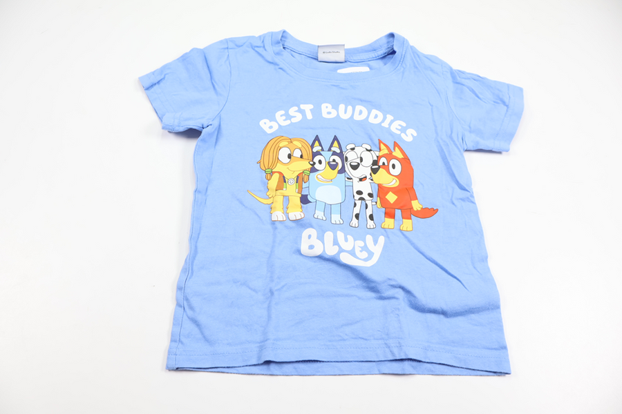 T-shirt med Bluey från Lindex - Storlek 92 - Blå