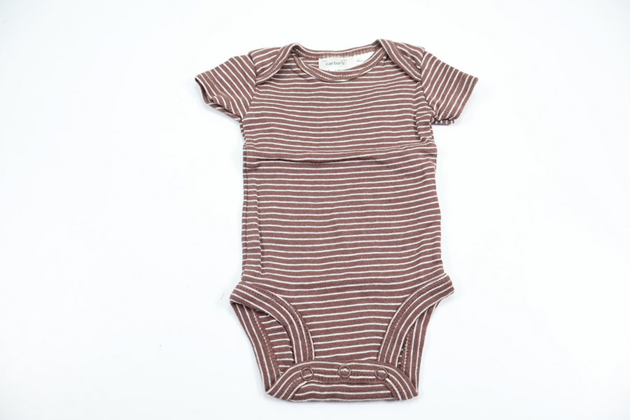 Randig body från Carter's - Storlek 50 - Brun
