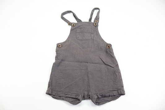 Hängselshorts från Newbie - Storlek 80 - Grå