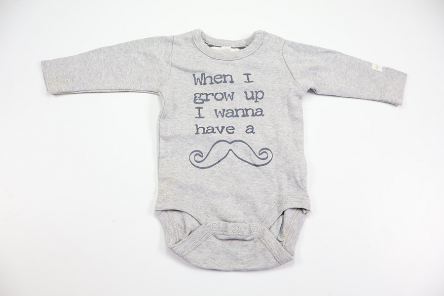 Body från Newbie - Storlek 50 - Grå