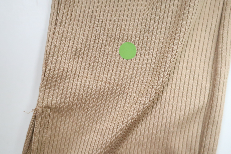 Ribbade utsvängda byxor från Lager 157 - Storlek 130 - Beige