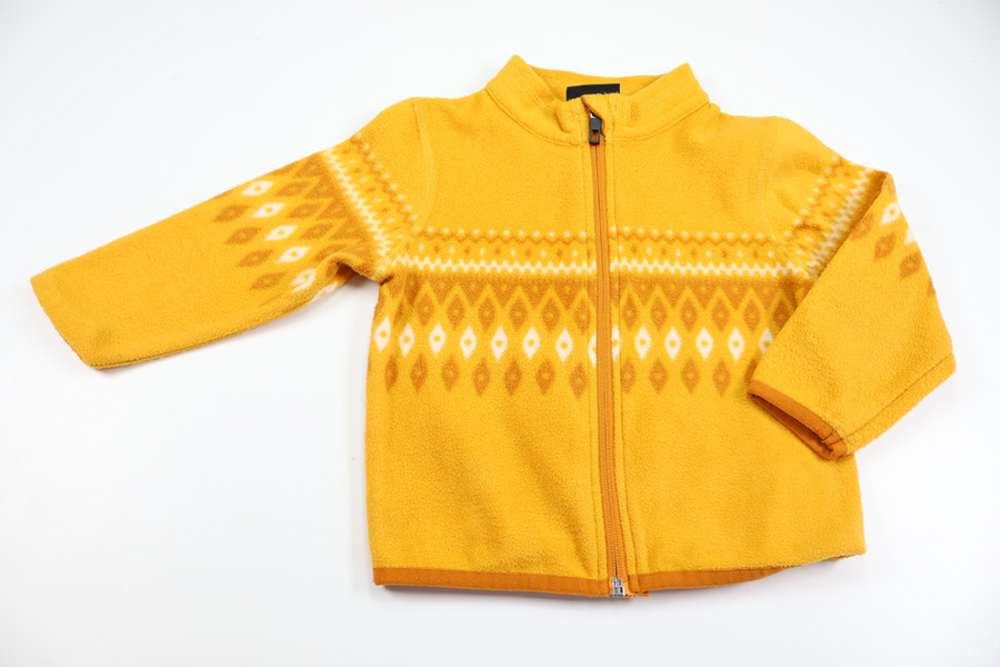 Fleecejacka från Everest - Storlek 86/92 - Gul