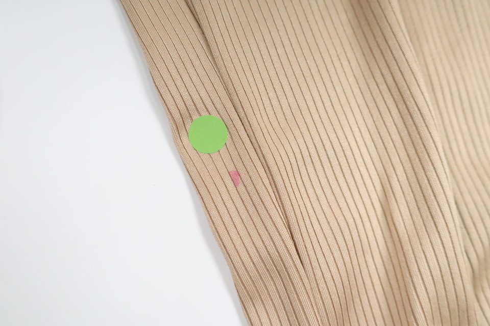 Ribbade utsvängda byxor från Lager 157 - Storlek 130 - Beige