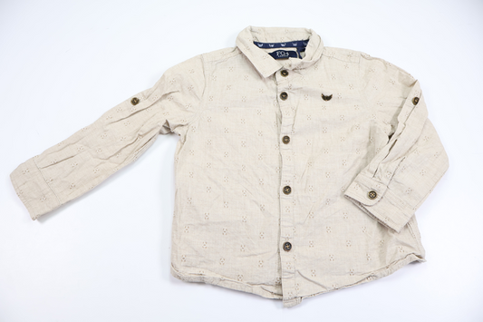 Skjorta från FG4 London - Storlek 98/104 - Beige