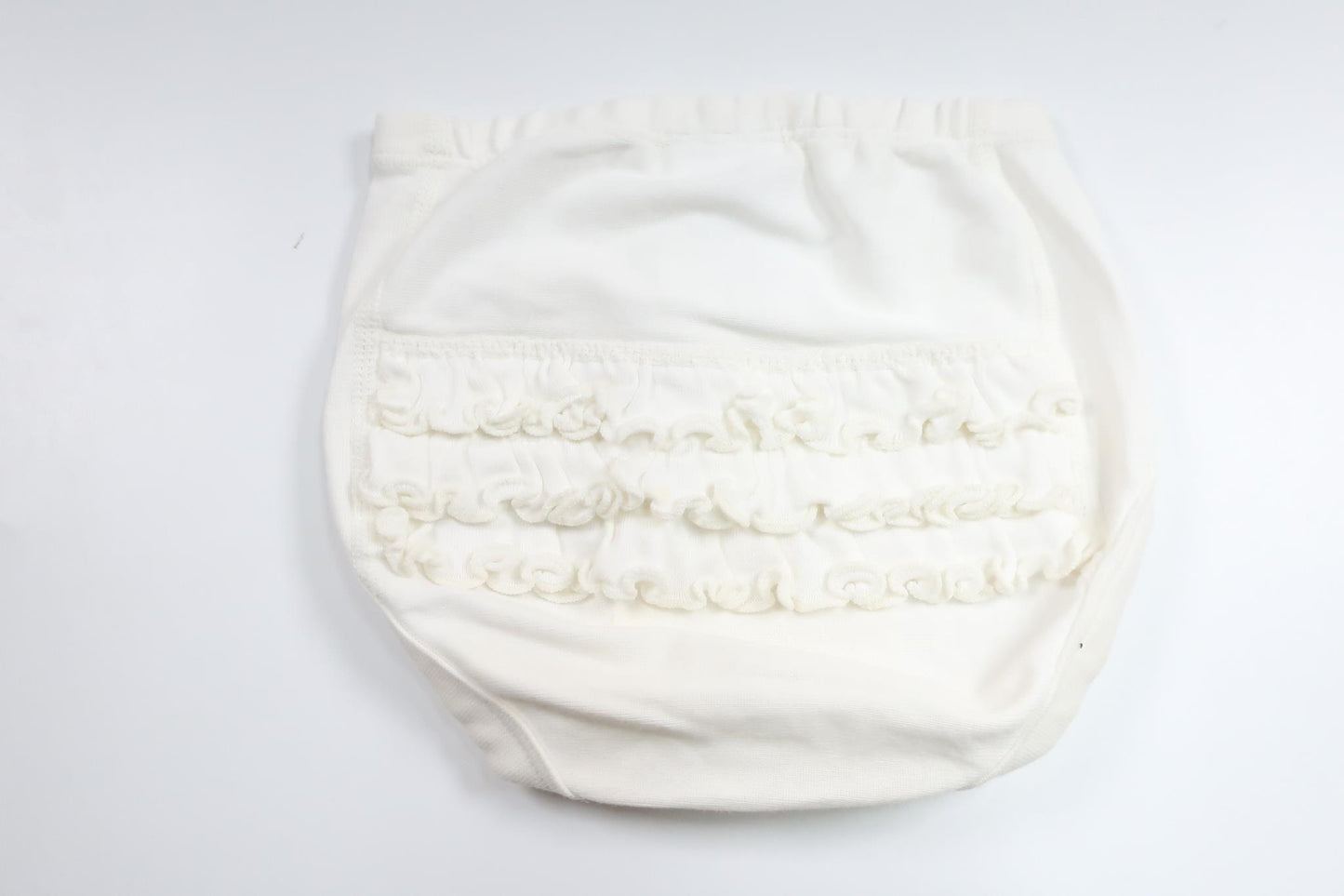 Diaper pink with ruffle from Polarn o. Pyret - Size 62/68 - White