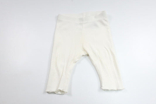 Ribbade byxor från H&M - Storlek 62 - Vit