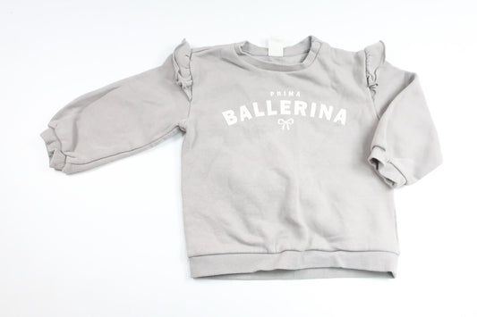 Sweatshirt från H&M - Storlek 86 - Grå