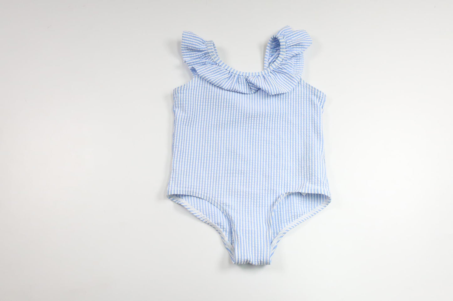 Randig baddräkt från H&M - Storlek 74/80 - Blå