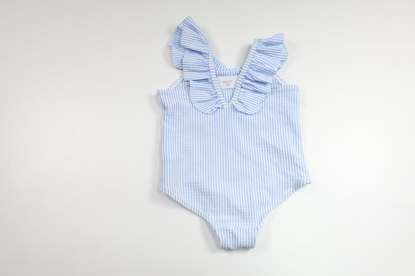 Randig baddräkt från H&M - Storlek 74/80 - Blå