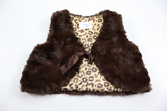 Bolero i fuskpäls från H&M - Storlek 68 - Brun