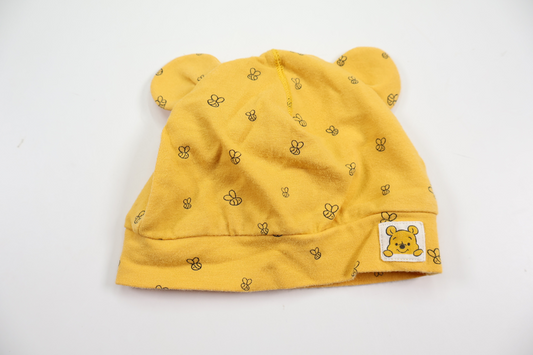 Mössa med Nalle Puh från H&M - Storlek 62 - Gul