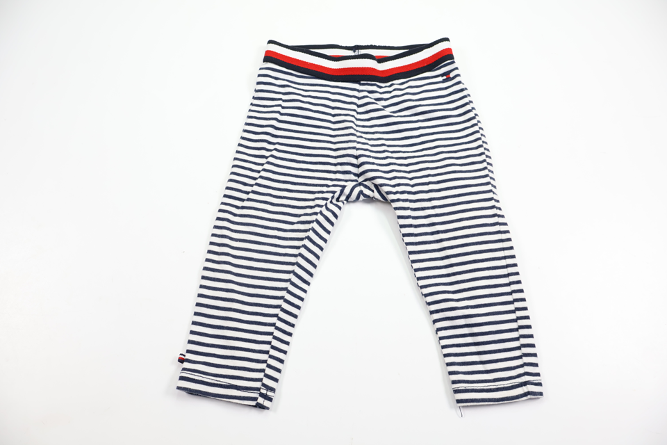 Randiga byxor från Tommy Hilfiger - Storlek 68 - Marinblå