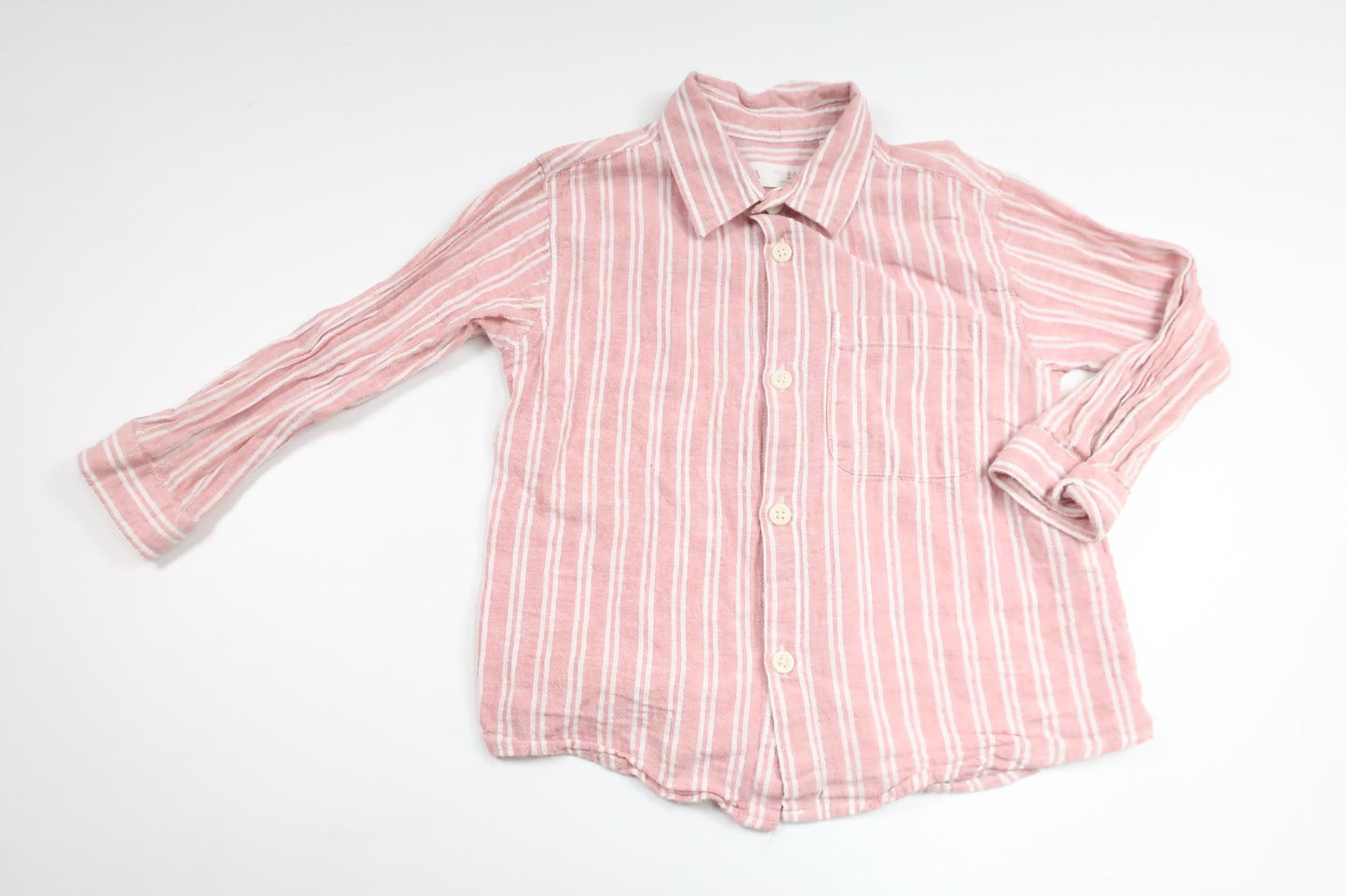 Skjorta i linnemix från Zara - Storlek 98 - Rosa