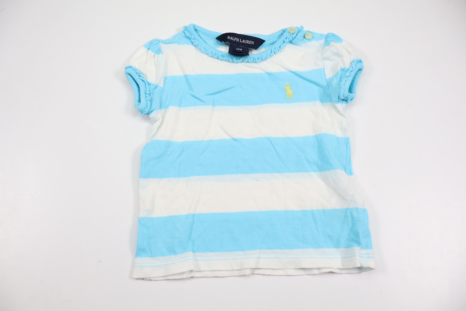 Randig tröja från Ralph Lauren - Storlek 74 - Blå