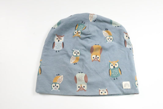 Hat with animals from Lindex - Size 48/50 - Blue
