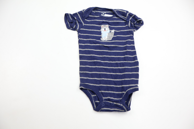 Randig body från Carter's - Storlek 62/68 - Marinblå