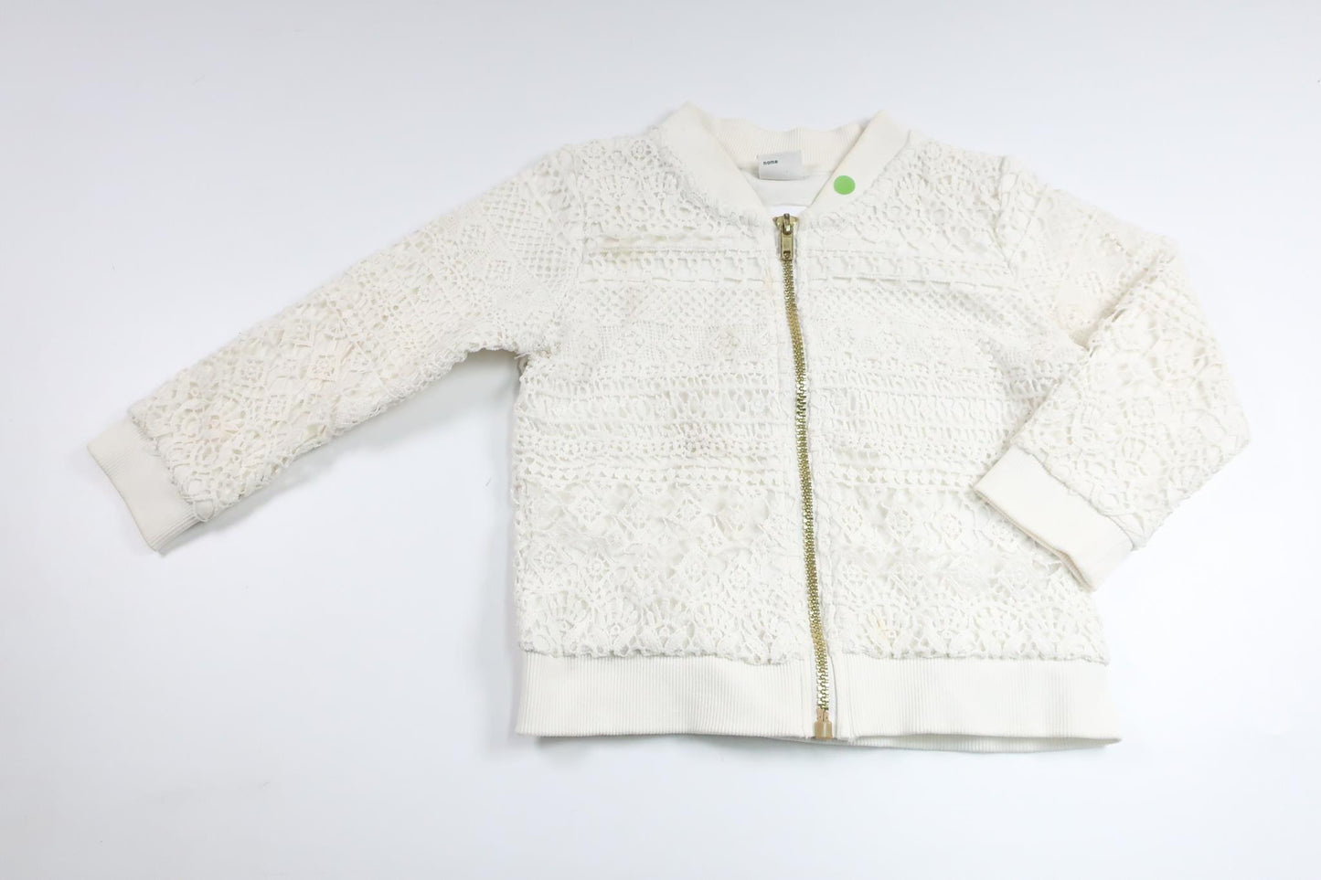 Kofta med spets från Lindex - Storlek 92 - Vit