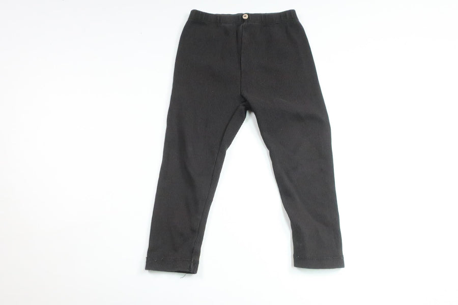Ribbade byxor från Zara - Storlek 86/92 - Svart