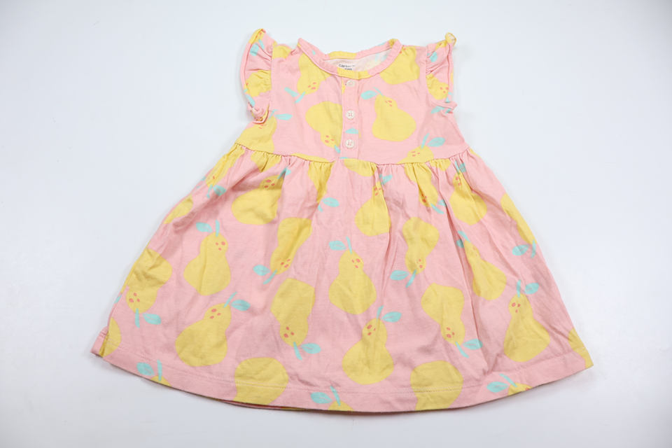 Klänning med päron från Carter's - Storlek 74/80 - Rosa