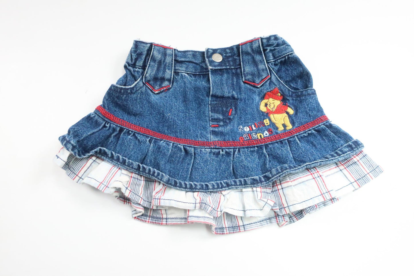 Kjol med Nalle Puh från Disney - Storlek 68 - Denim