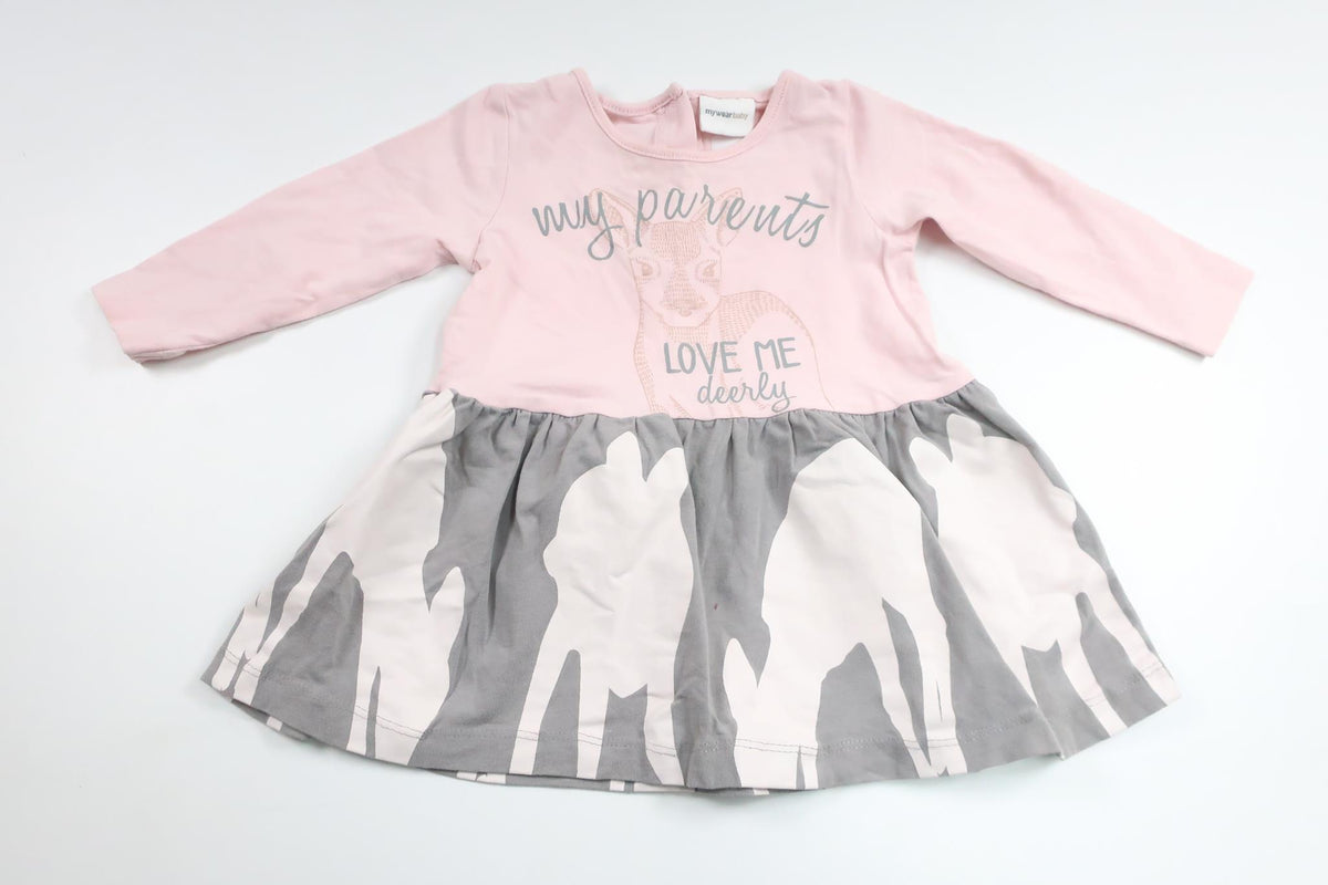 Klänning från My Wear Baby - Storlek 74 - Rosa