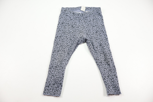 Blommiga byxor från H&M - Storlek 80 - Blå