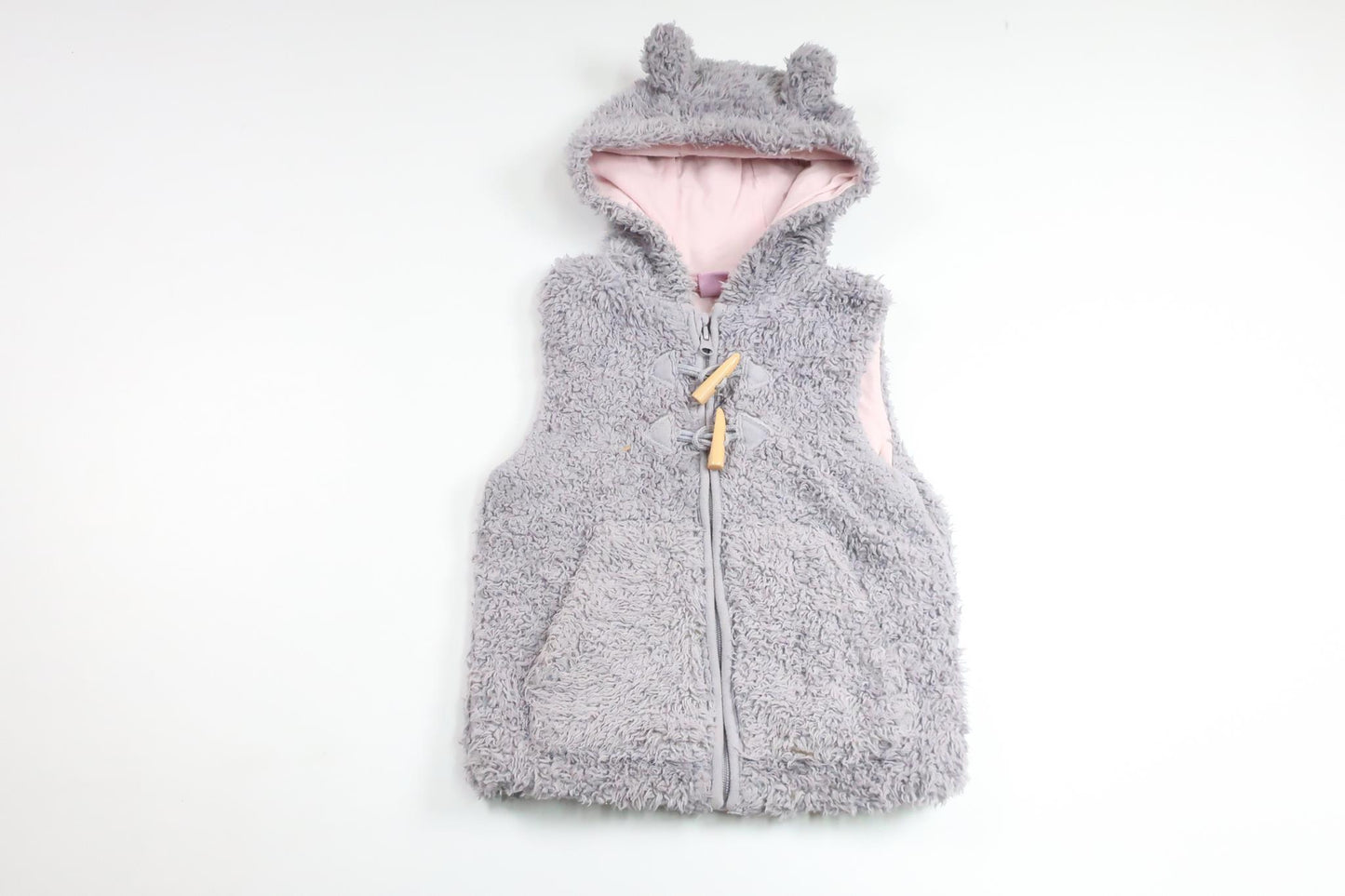 Väst i fleece från DopoDopo - Storlek 80 - Grå