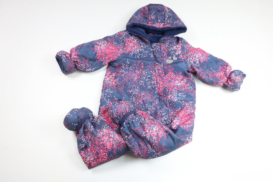 Fleecefodrad overall från Lupilu - Storlek 74/80 - Marinblå