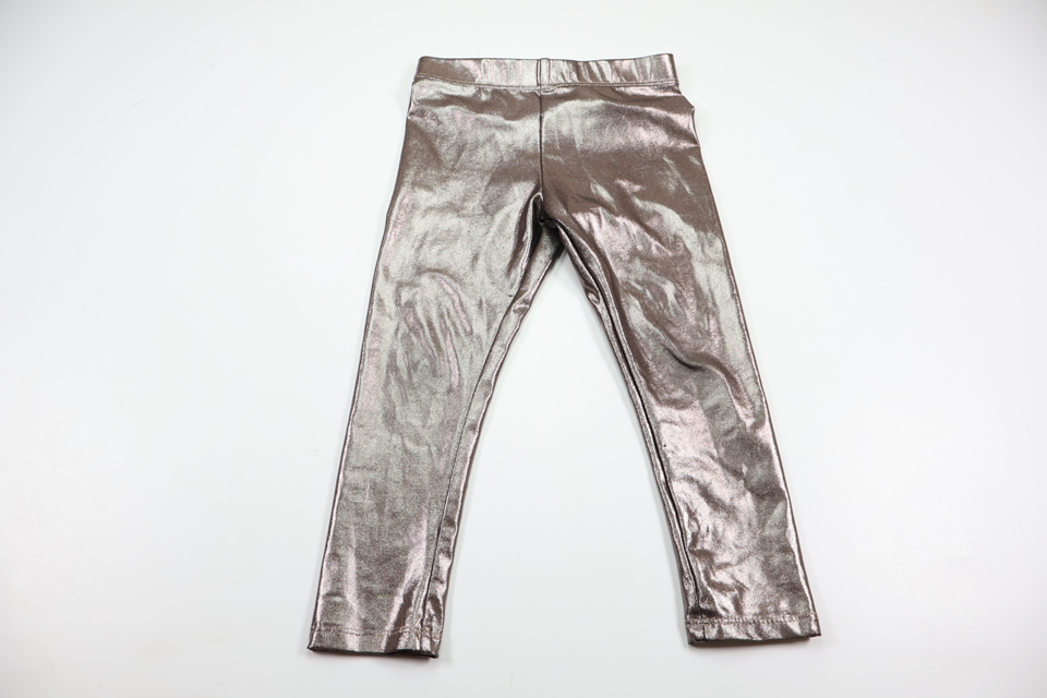 Metalliserade byxor från H&M - Storlek 92 - Grå