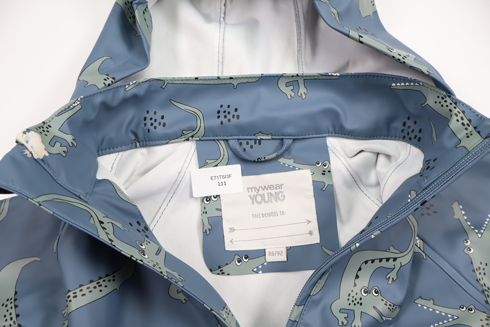 Regnjacka från My Wear Young - Storlek 86/92 - Blå