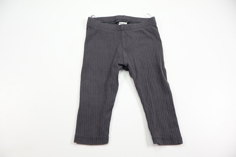 Ribbade byxor från H&M - Storlek 68/74 - Grå
