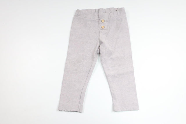 Ribbade byxor från H&M - Storlek 74/80 - Grå