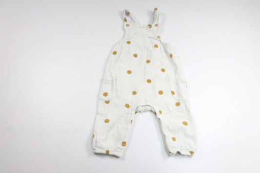 Prickig jumpsuit från Minimarket - Storlek 80 - Benvit