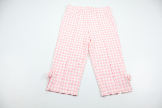 Korta rutiga byxor från H&M - Storlek 122 - Rosa