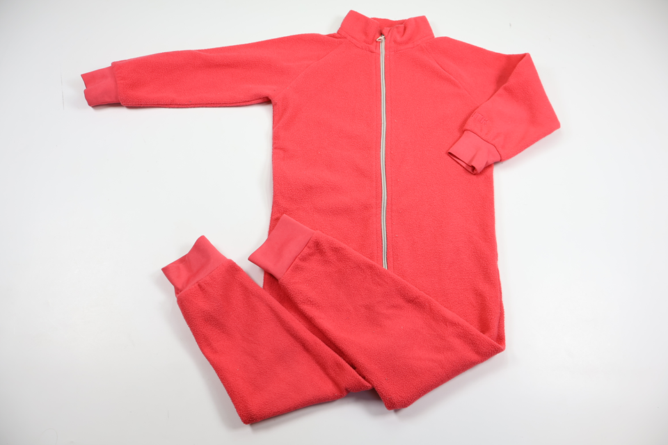 Fleeceoverall från Funk - Storlek 100 - Rosa