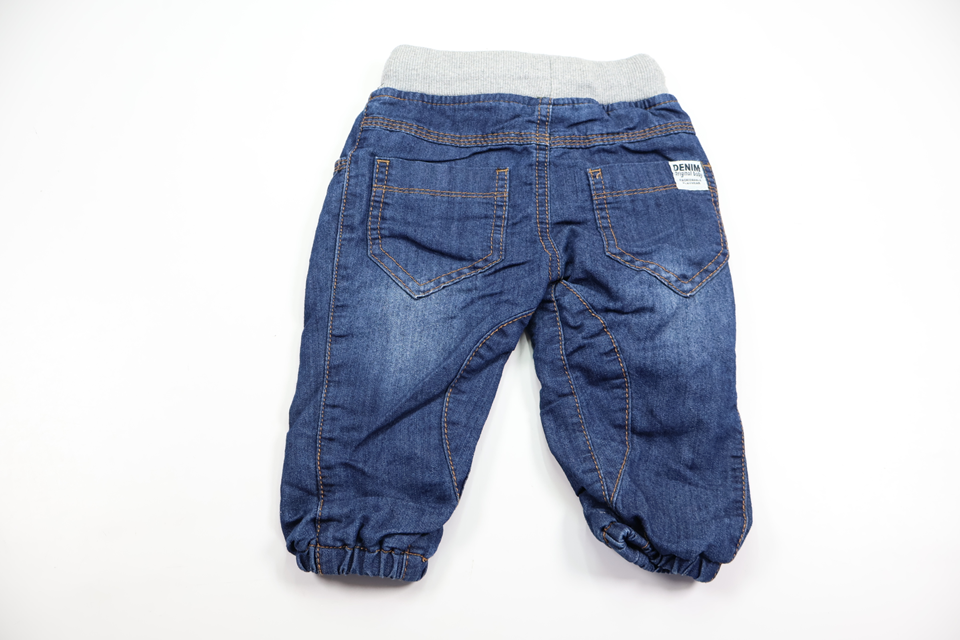 Fodrade jeansbyxor från Kappahl - Storlek 68/74 - Denim