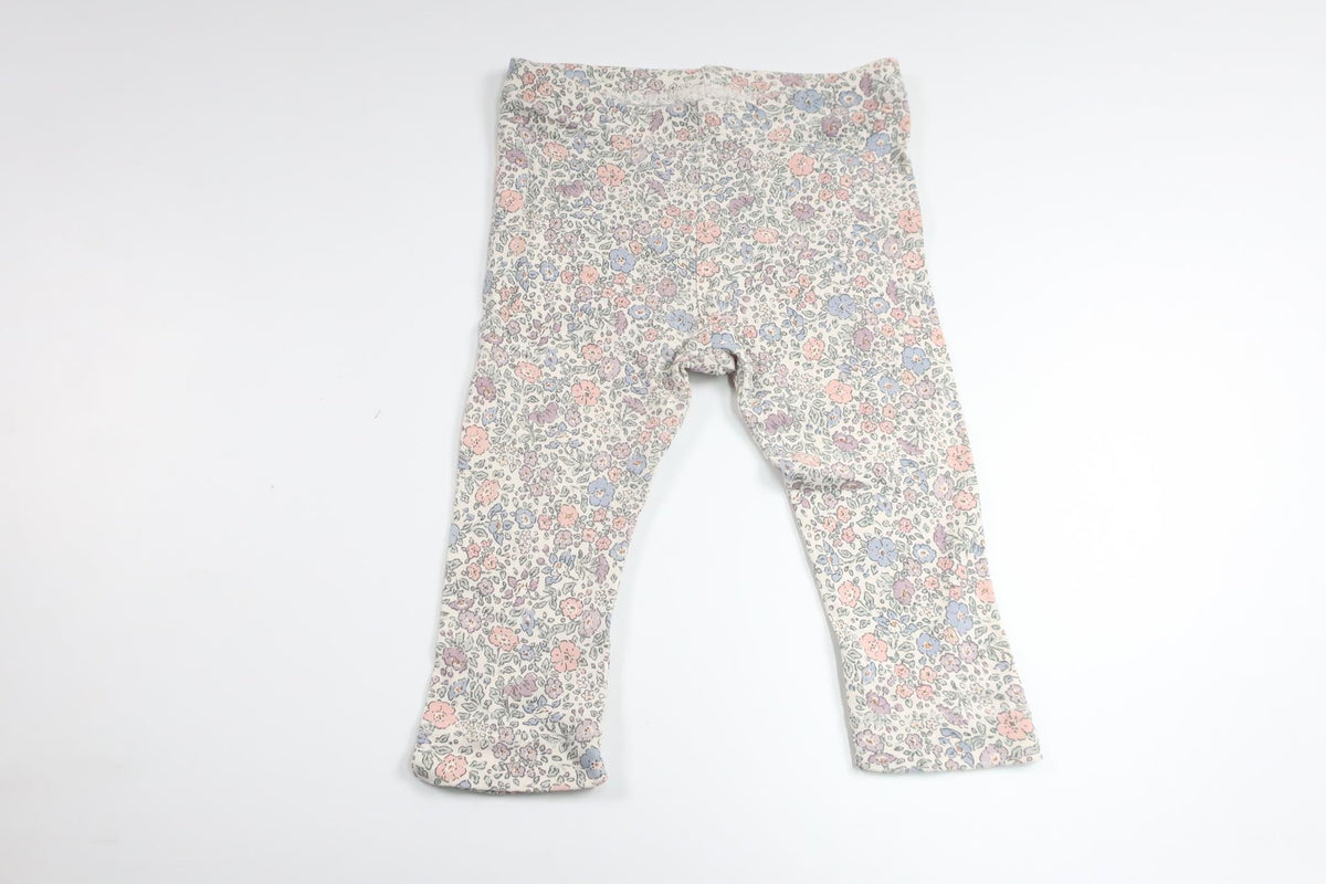 Byxor med blommor från H&M - Storlek 68/74 - Multi