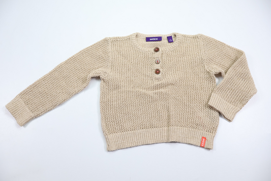Stickad kofta från Mexx - Storlek 74 - Beige