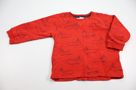 Sweatshirt från Holly & Whyte - Storlek 86 - Röd