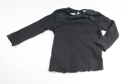 Ribbad tröja från H&M - Storlek 86 - Svart