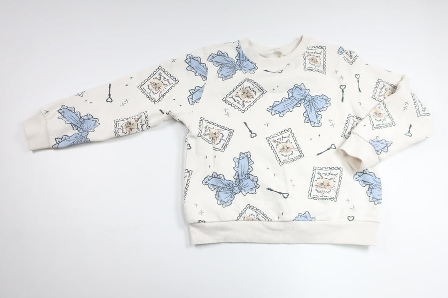 Sweatshirt från H&M - Storlek 122/128 - Vit